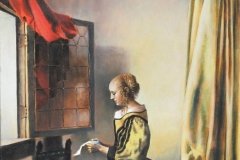 Susie Wind   "Mr Vemeer: Yellow Curtain	"